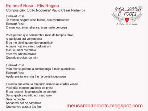 Eu Hein Rosa! - Elis Regina