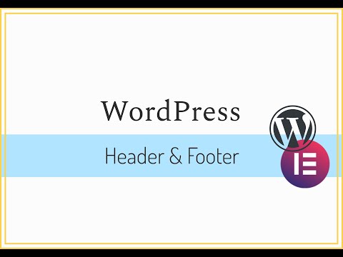 WordPress 15 Header Footer