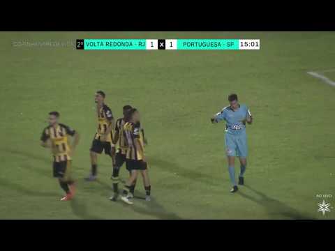 Assista aos gols de Portuguesa 1 x 2 Volta Redonda, pela Copinha