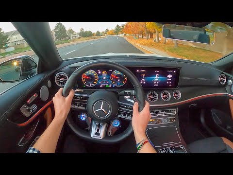 2021 Mercedes-AMG E53 Cabriolet - POV Sunset Drive (Binaural Audio)