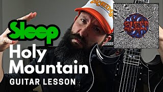 Matt Pike Guitar Lesson - Sleep - Holy Mountain
