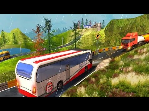 Off-road Tourist Coach Bus Driving- Passengers Transporter Uphill Drive Simulator - Android Gameplay