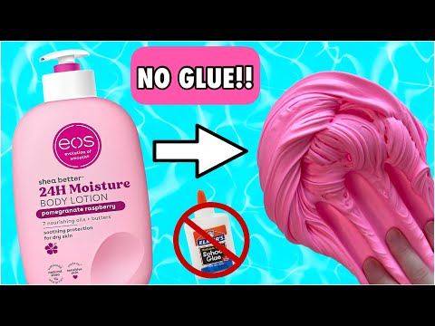 LOTION SLIME!? 🧴😱🫧 NO GLUE SLIME RECIPE that ACTUALLY WORK! WITHOUT Glue & Activator**