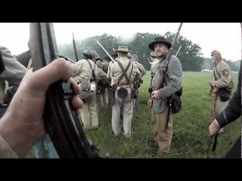 The Battle at Lain's Mill - A Soldiers Perspective of the American Civil War Video