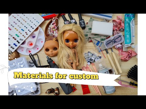 All you need for making a Blythe doll