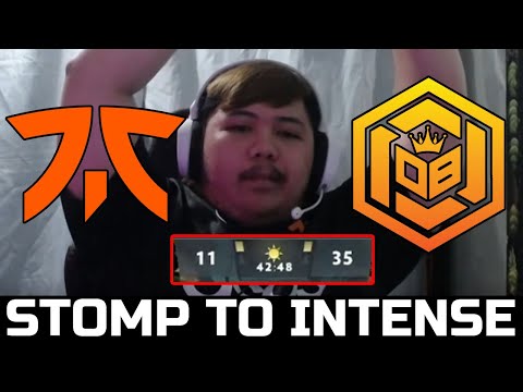 STOMP TO INTENSE GAME - FNATIC VS OB NEON GAME 3