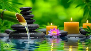Relaxing Piano Music with Bamboo Water Sounds🌿 Calming Nature Ambience for Meditation and Deep Peace