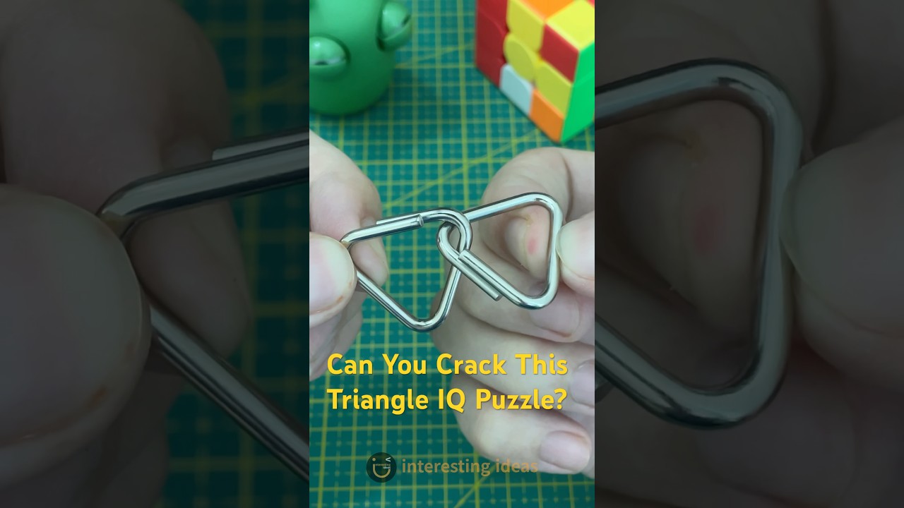 Can You Crack These Two Triangles IQ Puzzle? #puzzle #iq #iqtest