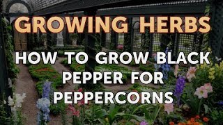 How to Grow Black Pepper for Peppercorns