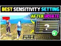 After Update Best Sensitivity Settings Latest Settings Free Fire Max Headshot Settings