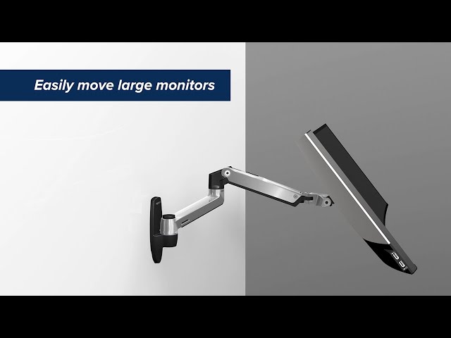 Video teaser for Ergotron LX Wall Monitor Arm: Top Features & Benefits