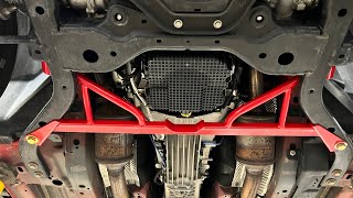 BMR SUBFRAME BRACE INSTALL S550 MUSTANG
