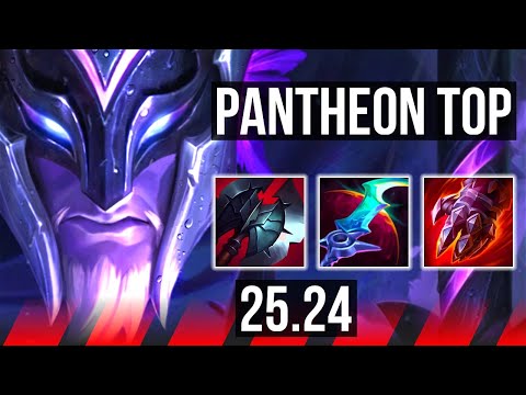 PANTHEON vs RENEKTON (TOP) | 5k gold comeback | KR Diamond | 25.24