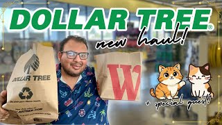 DOLLAR TREE NEW FINDS HAUL! 🛒 So Many Good Deals + Special Guest! #new #dollartreehaul