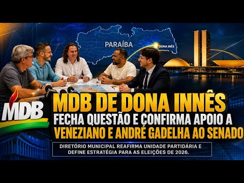 UNIDADE POLÍTICA EM DONA INÊS! 🗳️