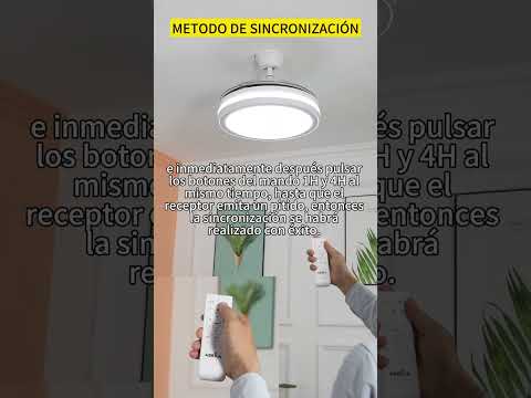 Vídeo de Esparta Maxi Ventilador de Techo DC Silencioso Negro Fabrilamp