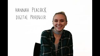 Meet the Team - Hannah Peacock