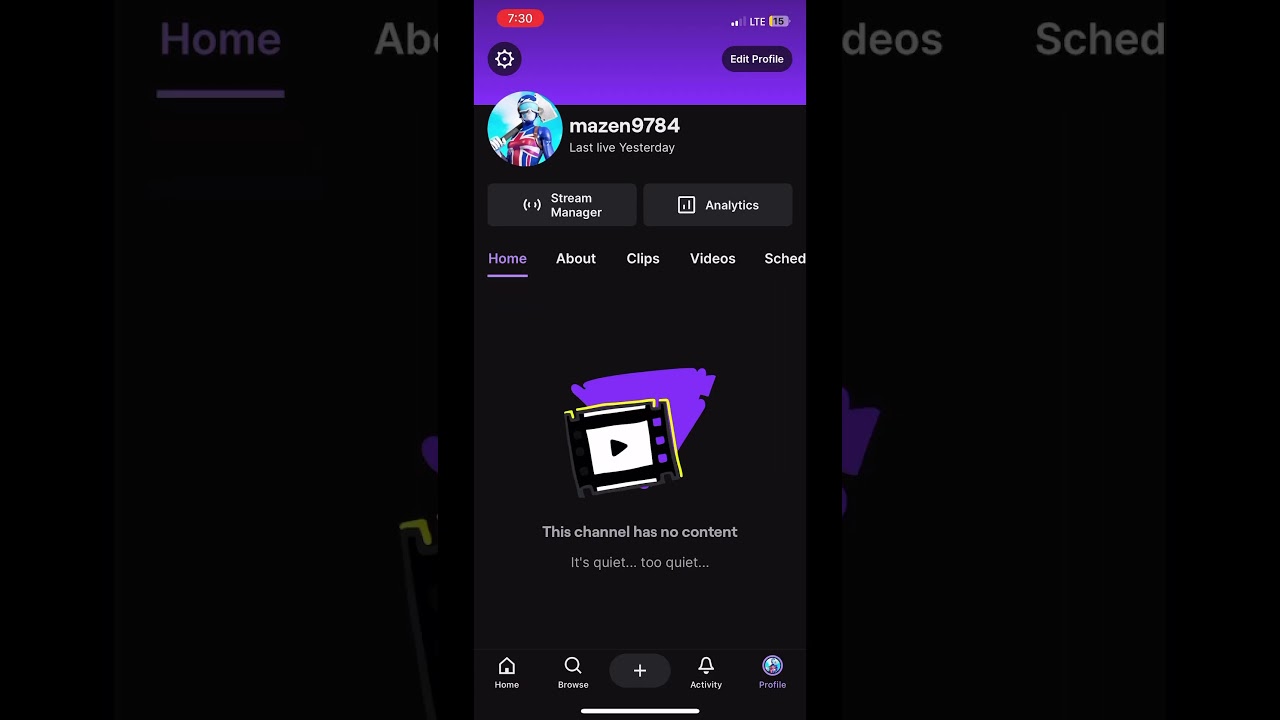 How To Copy Your Twitch URL.