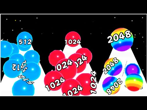 Bump Merge 2048 - Gameplay Walkthrough - Max Levels (Lvl 1-15)