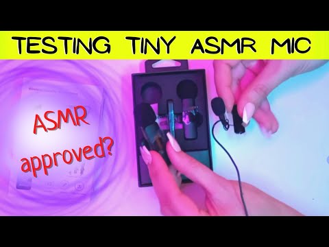 These mini microphones surprised me! | Unboxing ASMR
