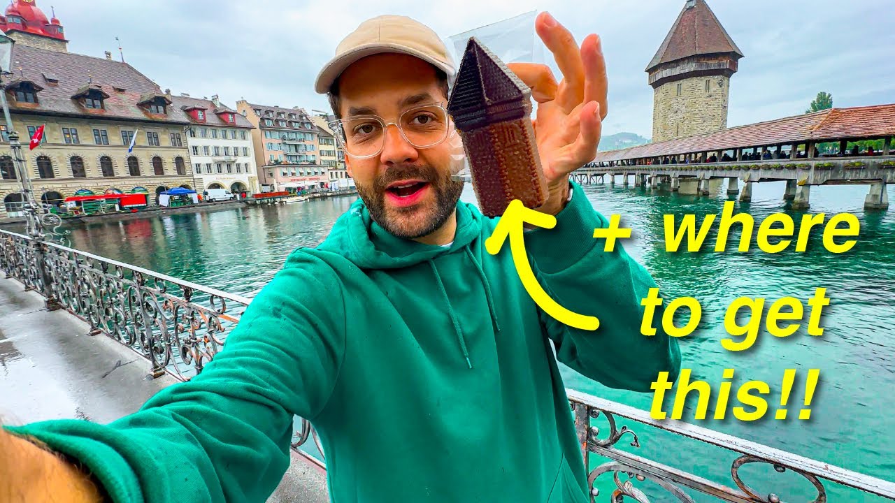 A voyager explores Chapel Bridge, shares captivating insights of the water tower.