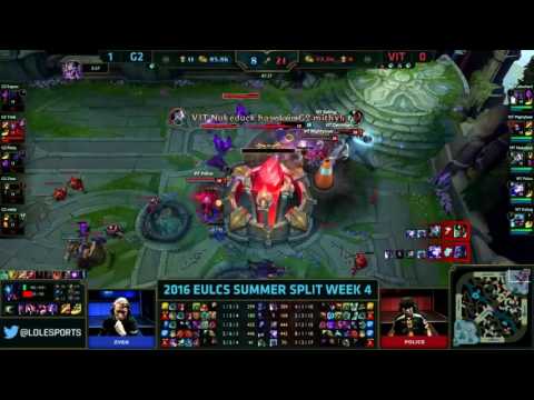 BASE RACE (G2 vs VIT) MUHTEŞEM BİR AN LEAGUE OF LEGENDS OYUNUNDAN