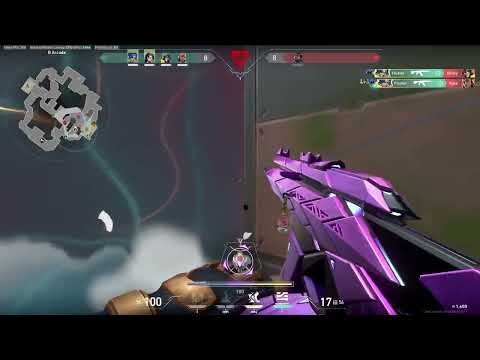 4K on fracture - HEADSHOT through SMOKE (#valorant clip)