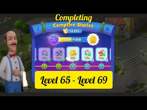 Gardenscapes - All Puzzles - Gameplay PART - 13