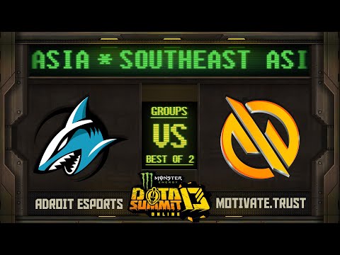 Adroit vs MG.Trust Game 1 - Monster Energy Dota Summit 13 Online SEA: Groups w/ MLP & johnxfire