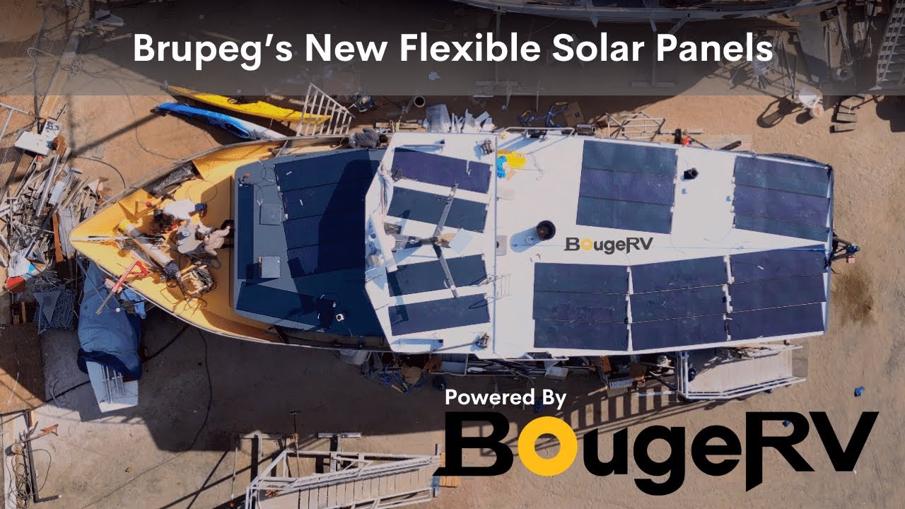 Brupeg's New Flexible BougeRV Solar Panels - Ep. 329