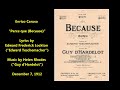 Enrico Caruso "Because" in French (1912) "Edward Teschemacher" & Helen Rhodes ("Guy d'Hardelot")