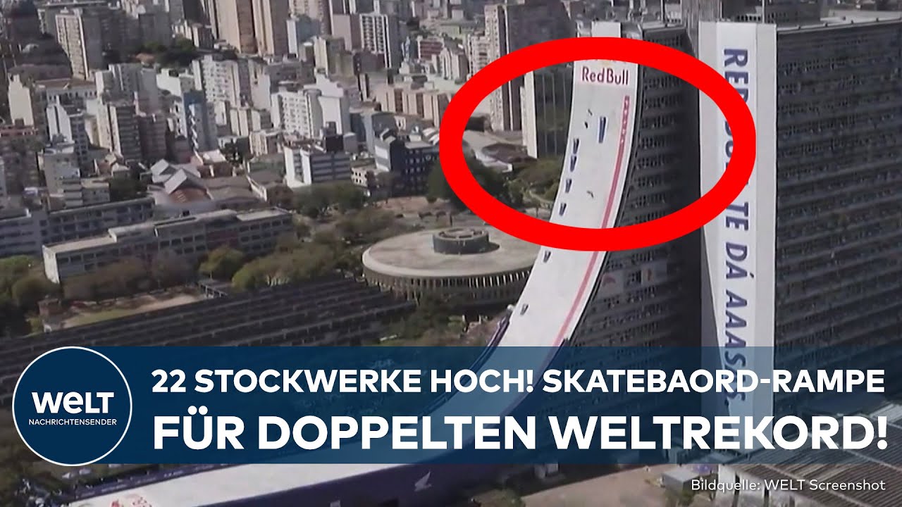 SKATEBOARD-WELTREKORD IN BRASILIEN: 70-Meter-Abfahrt in Porto Alegre – 103,8 km/h Highspeed