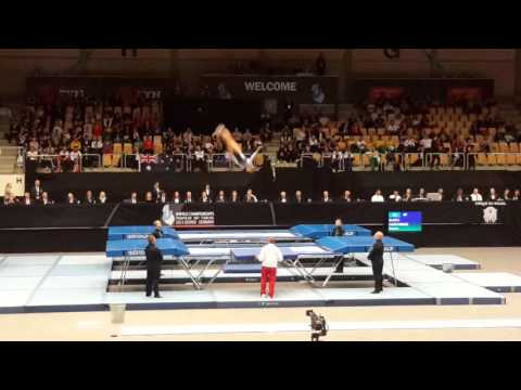 HARCHONAK Hanna BLR team final Trampoline World Championships 2015