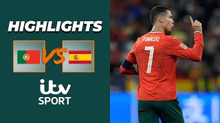 HIGHLIGHTS - UEFA Nations League Final | Ronaldo vs Yamal | Portugal vs Spain | ITV Sport