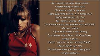 Taylor Swift - Dear Reader (Lyrics)