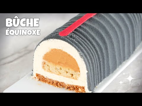 Equinox Yule Log in the style of Cyril Lignac and Benoît Couvrant
