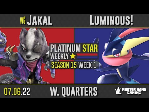 PSW S15:W1 - wG | Jakal (Wolf) vs Luminous! (Greninja) - W Quarterfinals