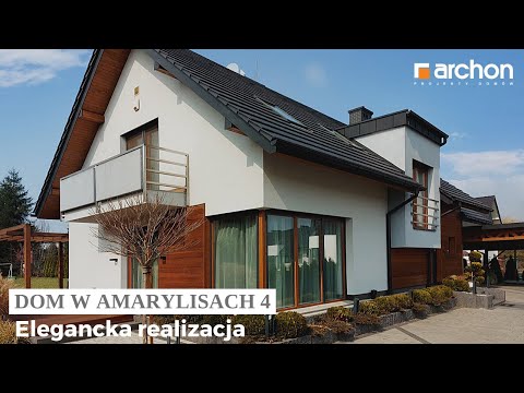 Dom w amarylisach 4 – Elegancka realizacja I ARCHON+ Projekty Domów