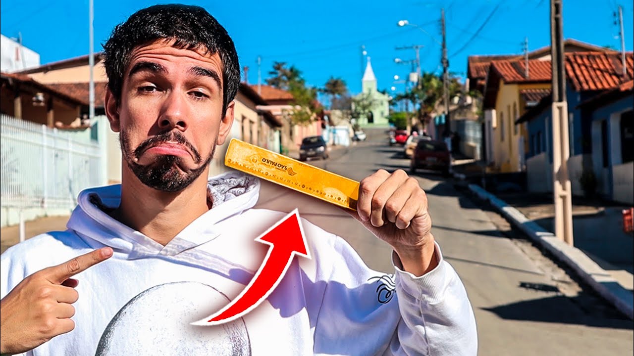 Medi uma CIDADE usando uma Régua de 30cm