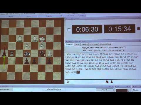 A 9.26. FM Thai Dai Van  NGUYEN  - GM Henrik TESKE  0 - 1
