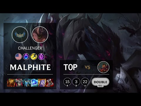 Malphite Top vs Graves - NA Challenger Patch 12.4