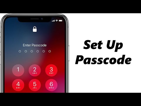 How To Turn ON (Set Up) Passcode On iPhone