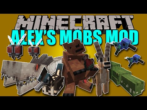 ALEX'S MOBS MOD - The best mod of Creatures in minecraft - Minecraft mod 1.16.4 Review ENGLISH