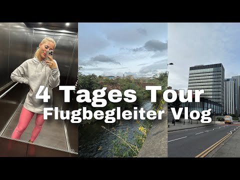 Manchester - doofe Erfahrung - hässlichstes Joggen / Kurzstrecke Vlog - Flugbegleitervlog