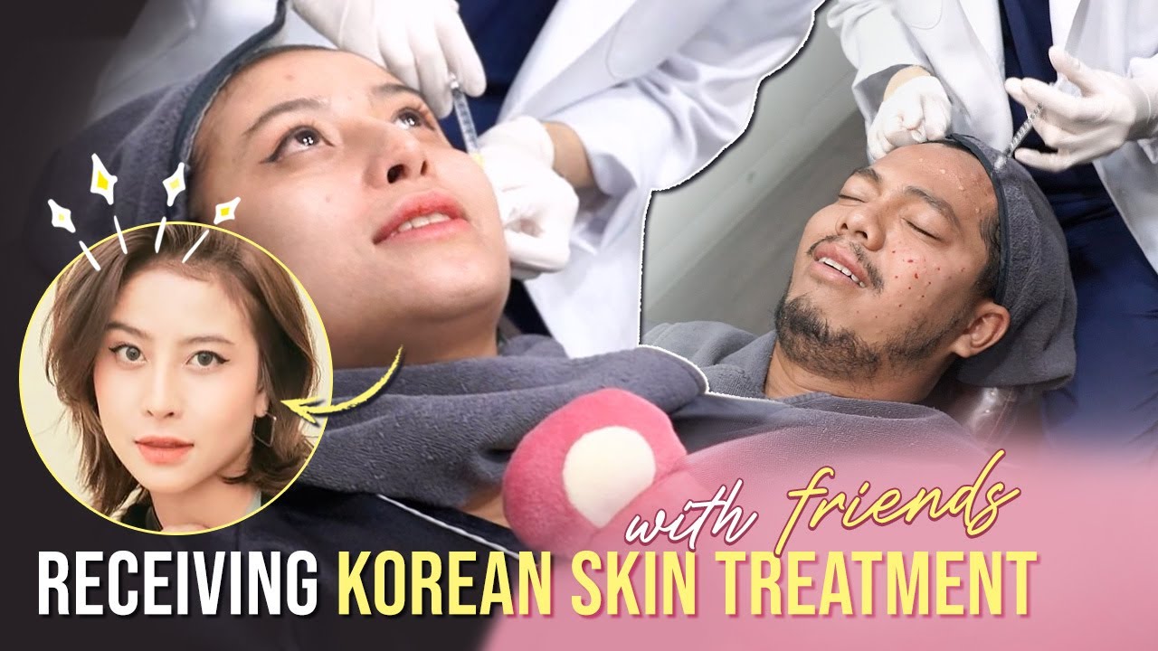 Indonesian influencer Karin tries Korean skincare glowing skin results NANA YouTube video