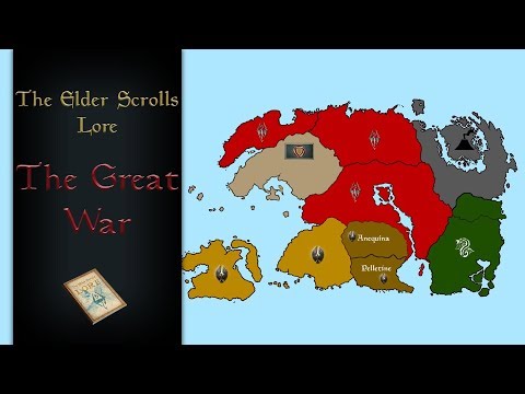 The Great war Explained (With Map) - The Elder Scrolls Lore