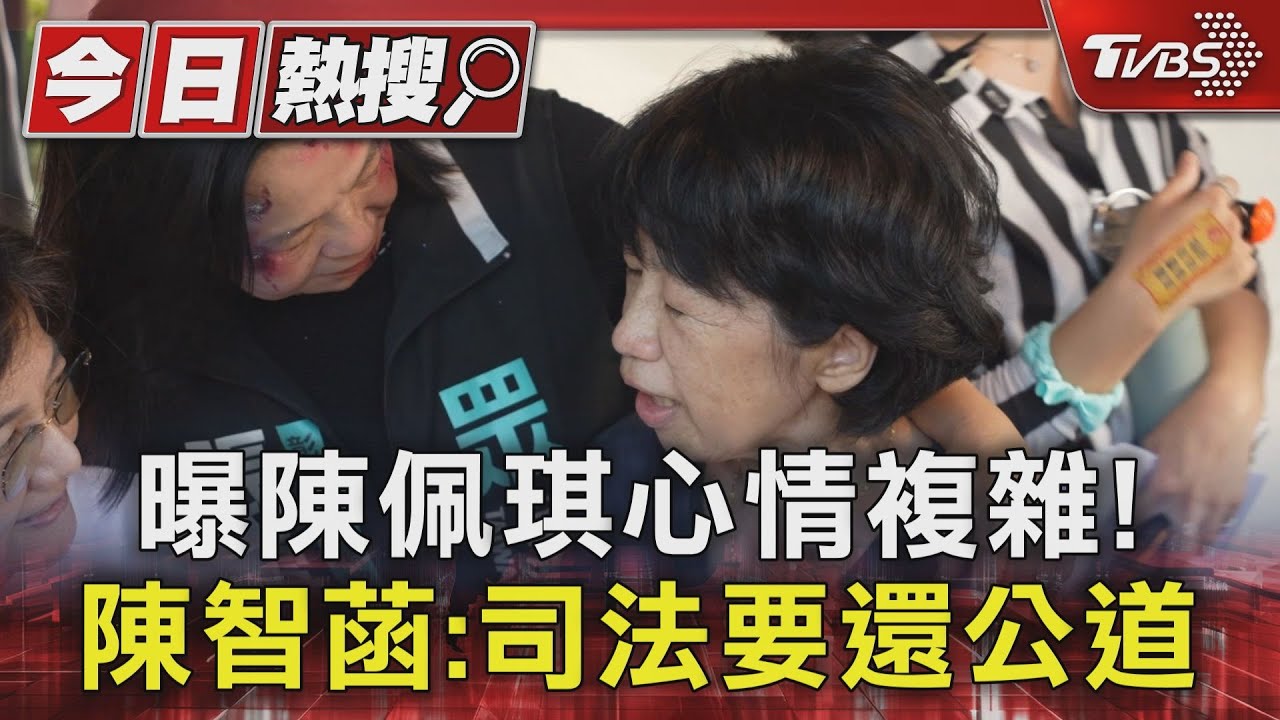 曝陳佩琪心情複雜！　陳智菡：司法要還公道