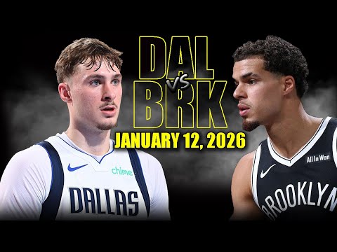 Dallas Mavericks vs Brooklyn Nets Full Game Highlights – January 12, 2026 | NBA Season