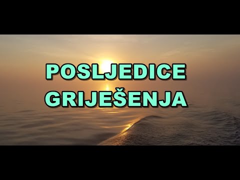 Posljedice griješenja na pojedinca