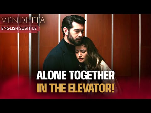 Dilan and Baran Got Stuck in the Elevator! | Vendetta English Dubbing | Kan Cicekleri